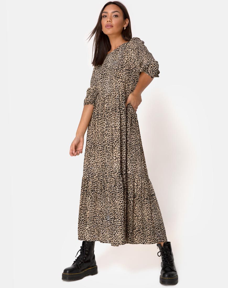 Bild von Ellery Kleid in Rar Leopard Braun