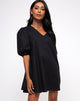 Bild von Elna Babydoll Kleid in Schwarz