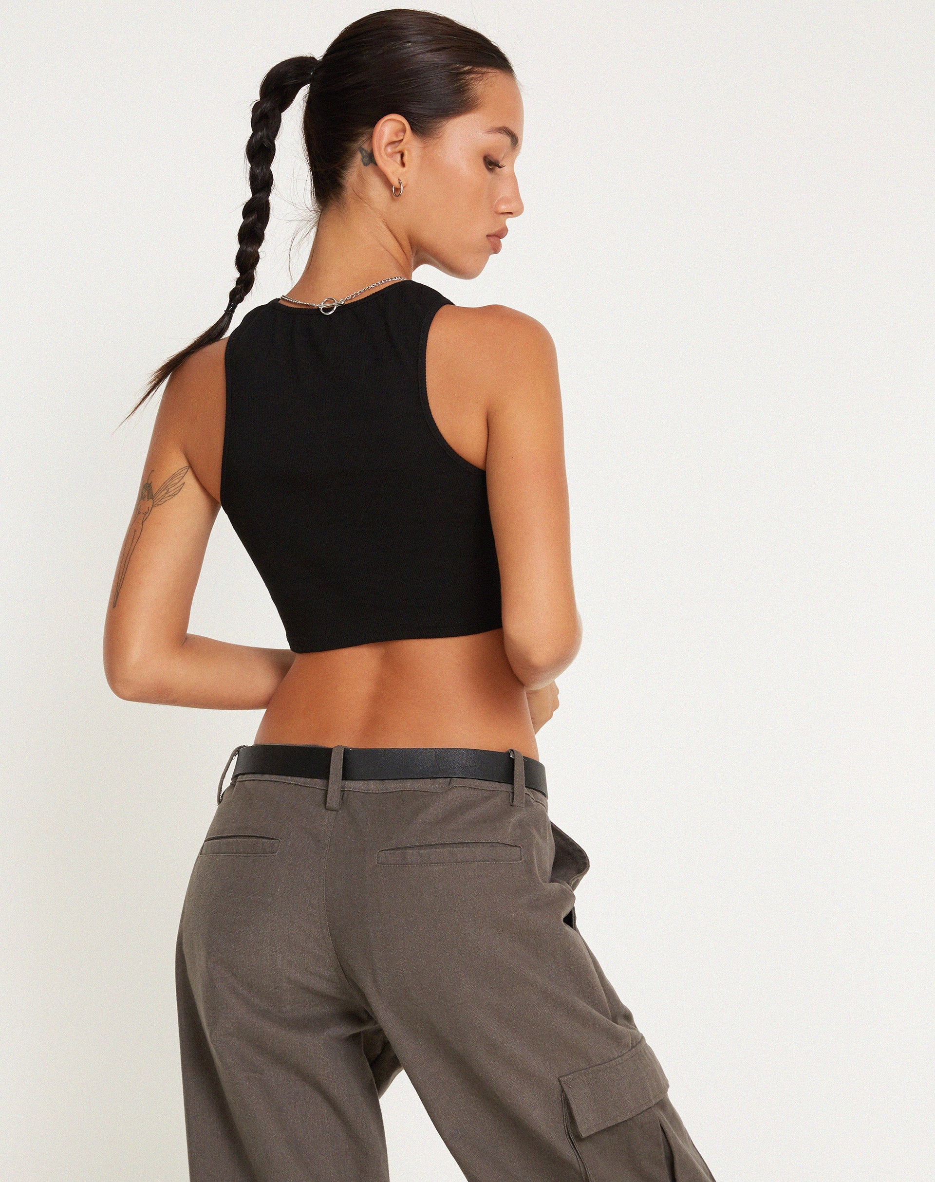Bild von Eloise Vest Top in Schwarz
