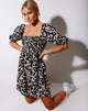 Bild von Eltra Babydoll Kleid in Mini Daisy Schwarz