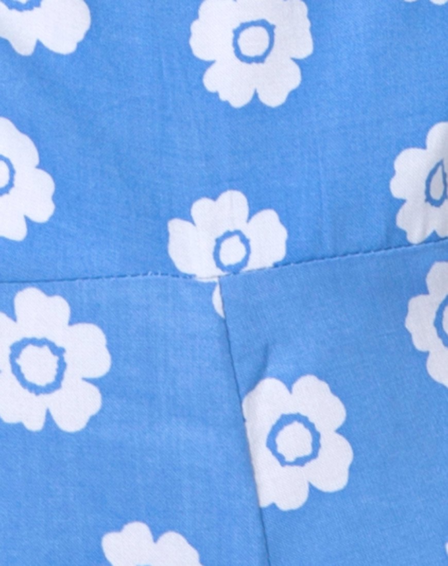 Bild von Elusi Playsuit In Daisy Stamp Blue Sky