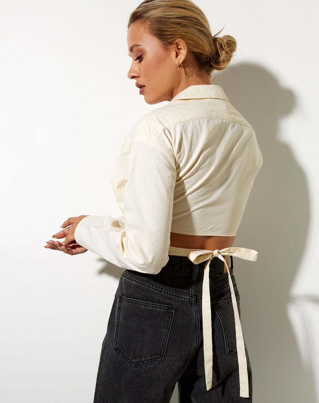 Elyse Crop Top in Buttercreme
