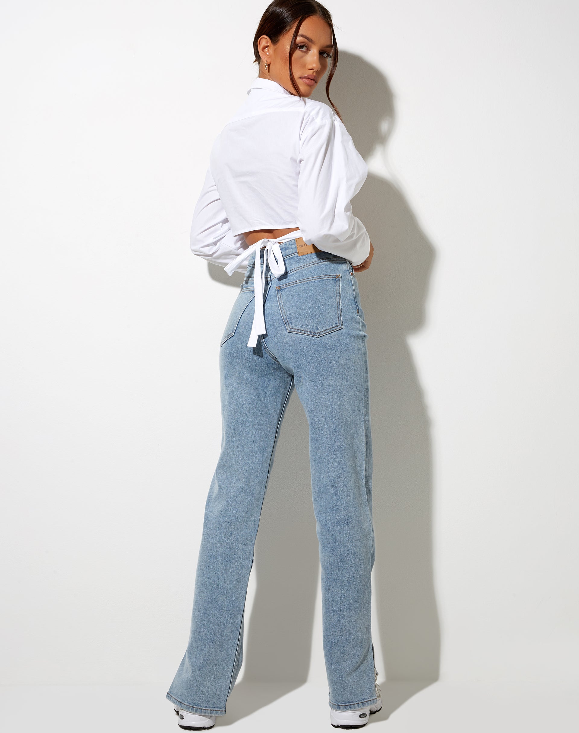 Bild von Elyse Crop Top in Weiß
