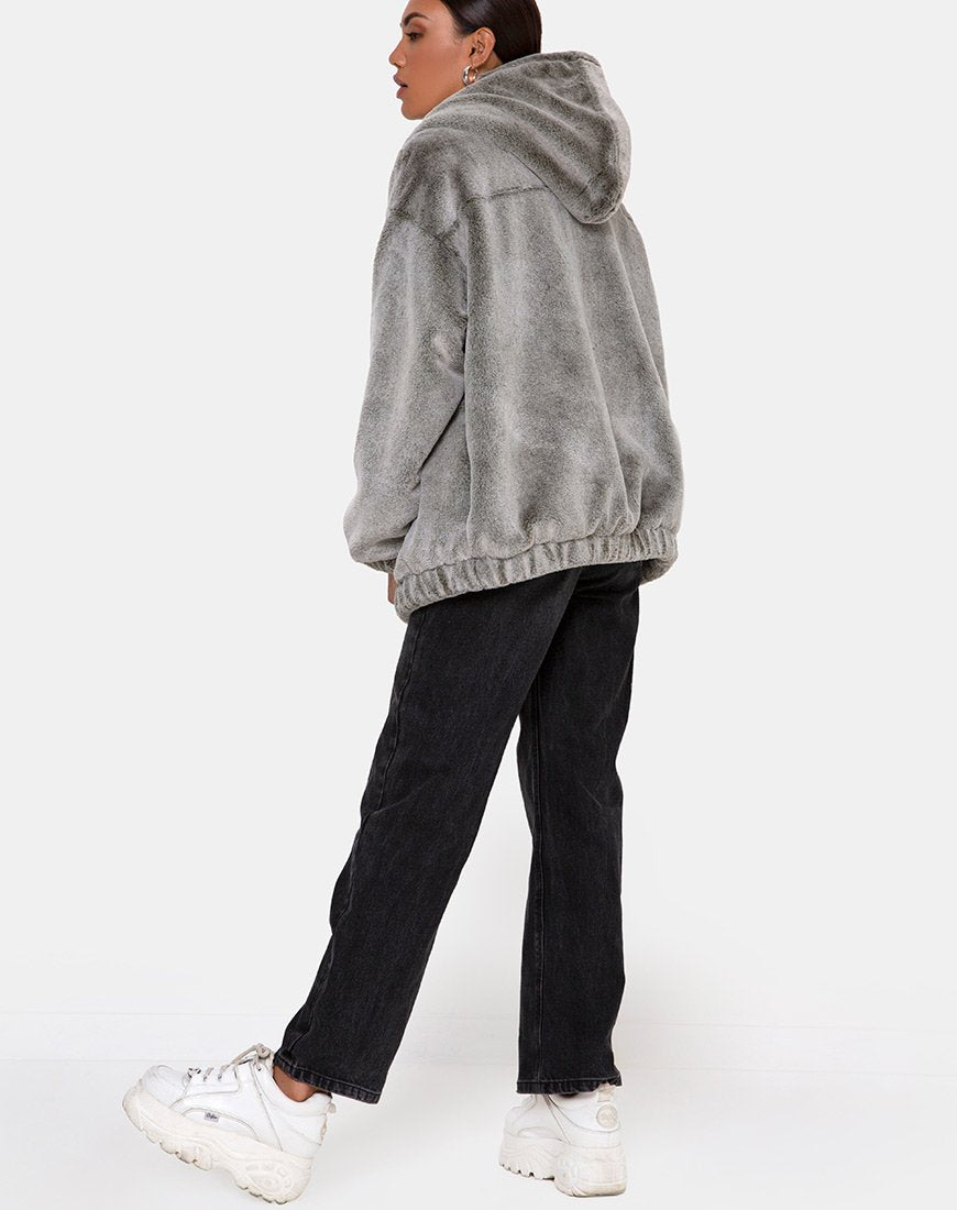 Image of Emerson Jacke aus Kunstpelz Grau