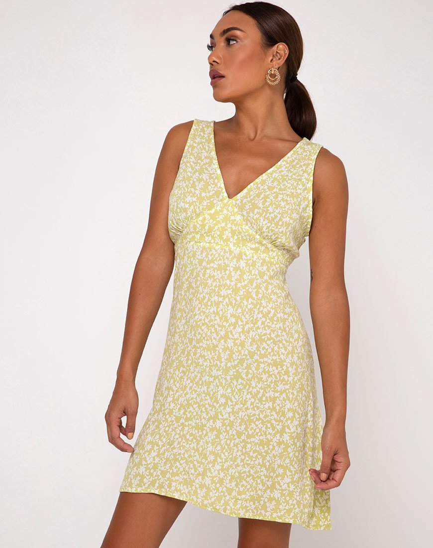 Bild von Enslee Slip Dress in Crinkle Botanic Mint Foam