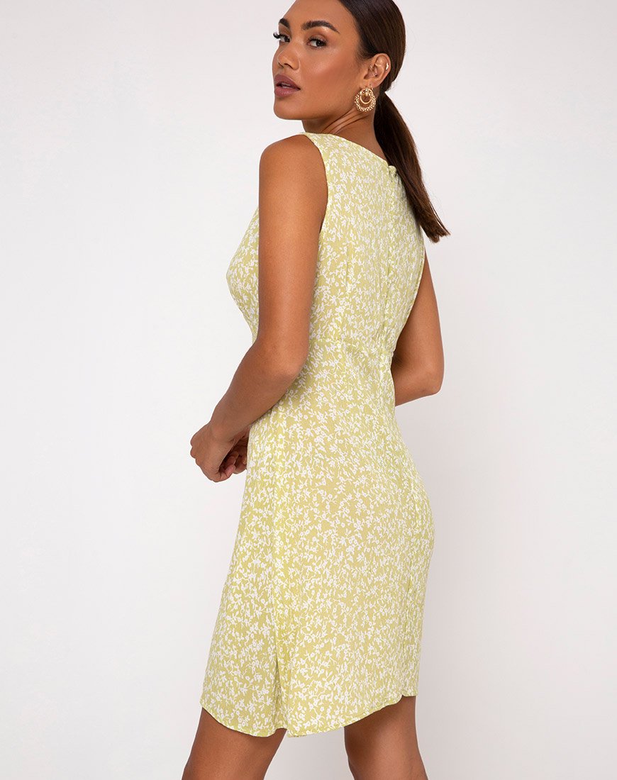Bild von Enslee Slip Dress in Crinkle Botanic Mint Foam