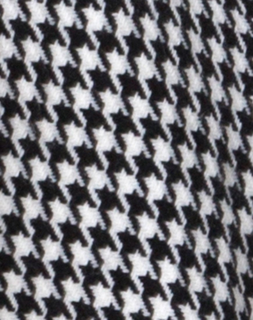 Image of Ernest Mantel mit Hahnentritt-Karo Schwarz und Weiß