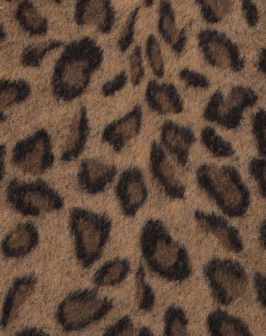 Image of Ernest Freundschaftsmantel Leopardenmuster Grau