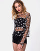Bild von Ether Top aus Glitzernetz Star Child