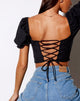Image von Eunji Crop Top in Schwarz