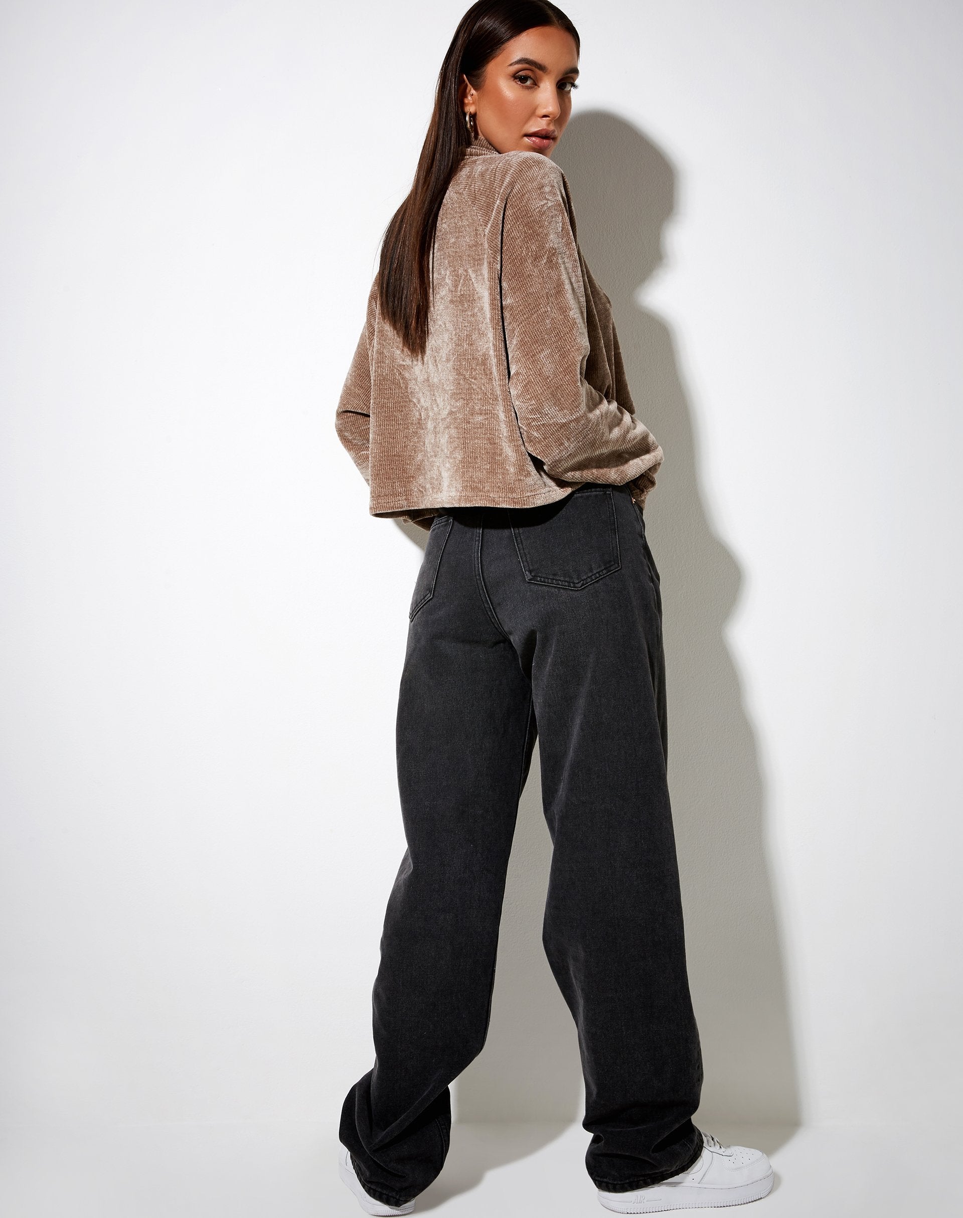 Image of Evie Pullover aus Chenille Braun