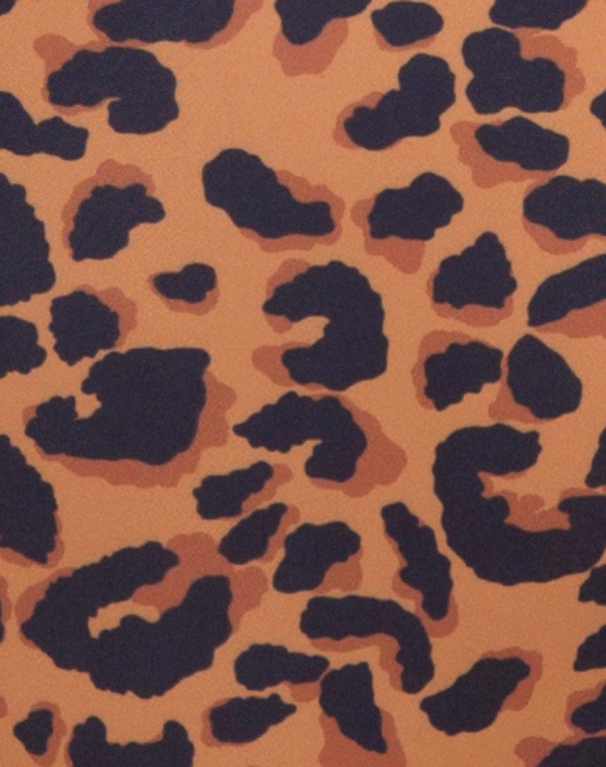 Bild von Evita Badeanzug in Burn Out Leopard