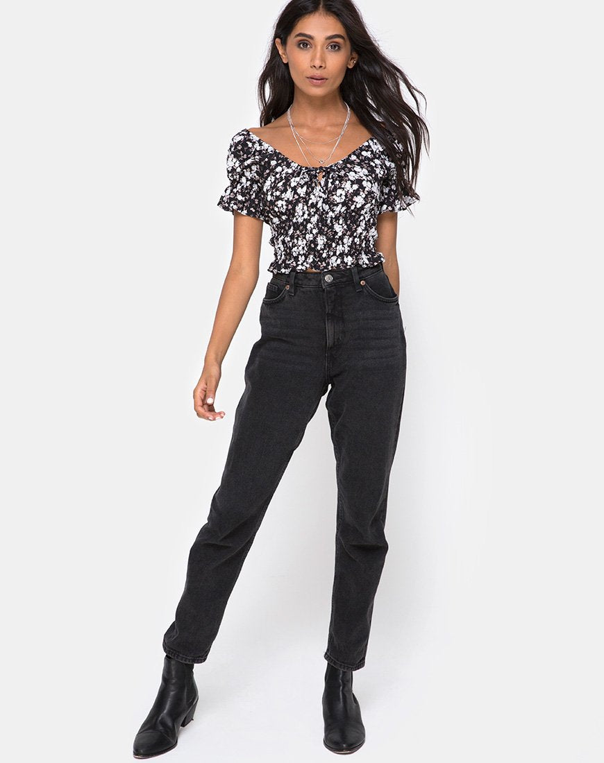 Bild von Evony Top in Dark Wild Flower