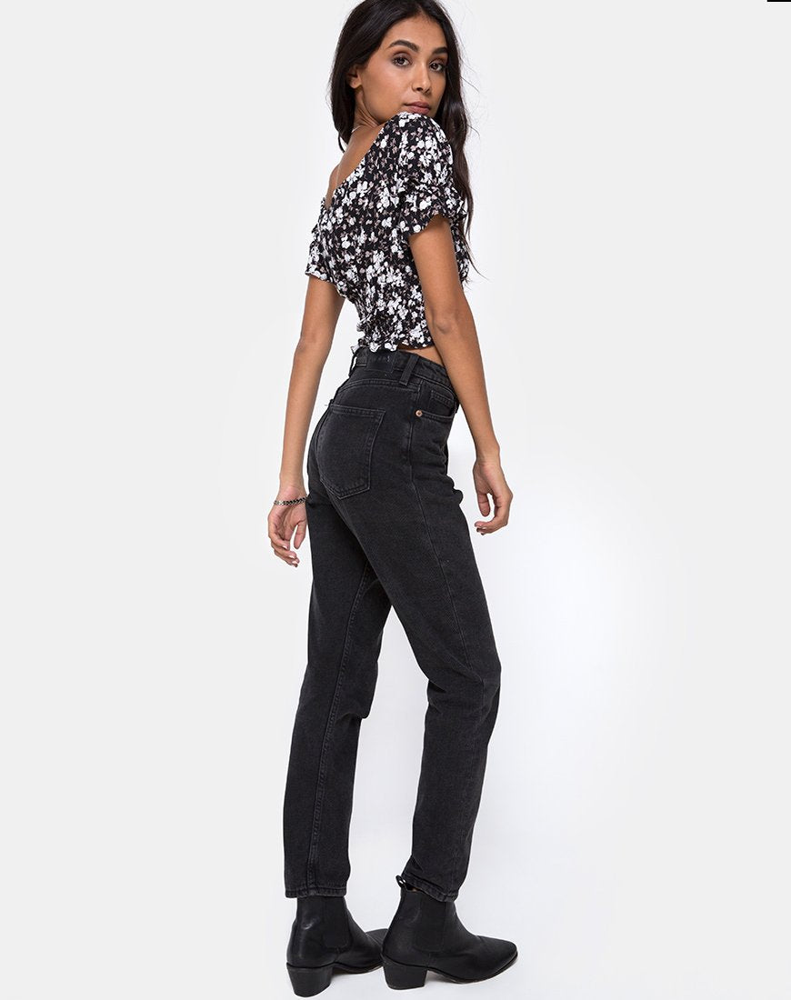 Bild von Evony Top in Dark Wild Flower