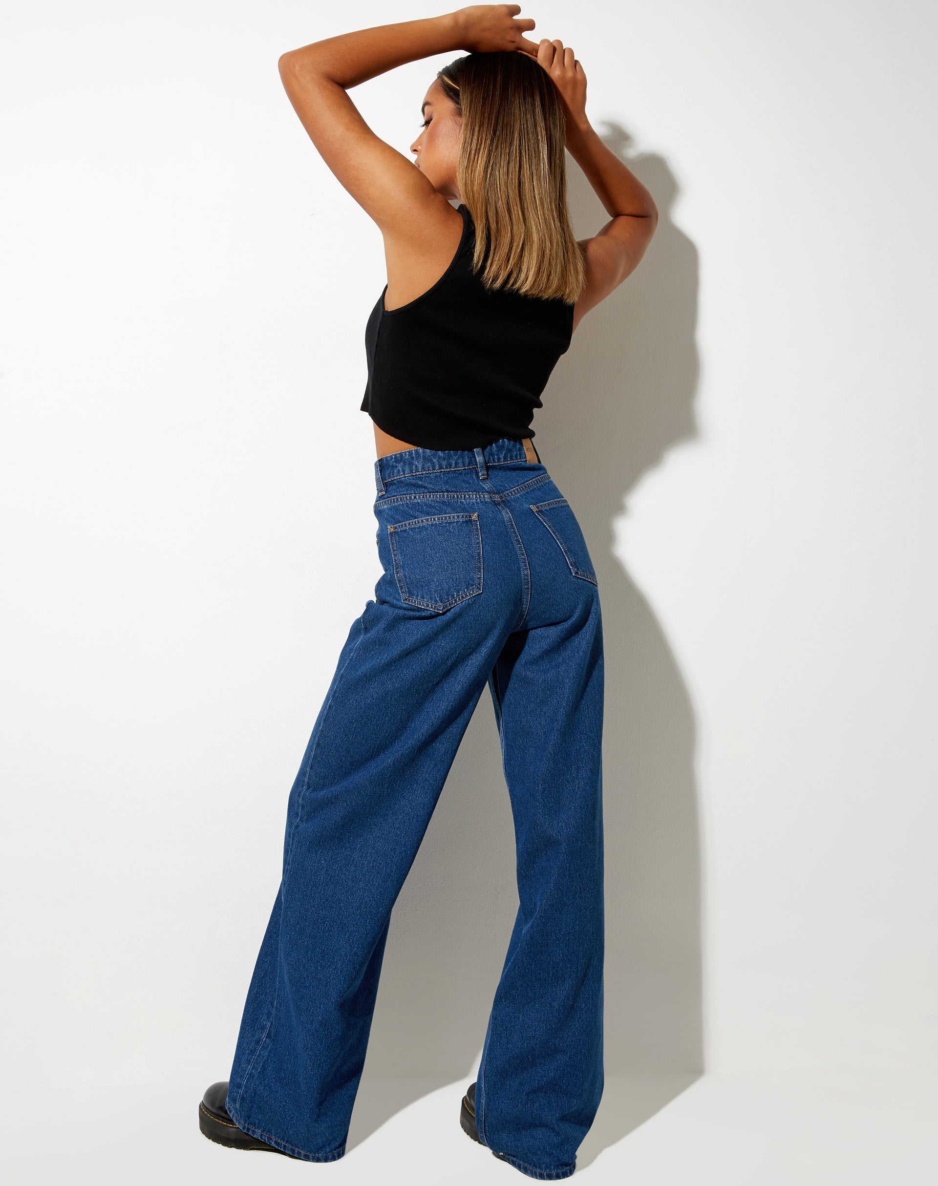 Bild von Extra Wide Jean in Classic Blue
