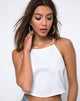 Image of Faires Cami-Top aus Satin in Elfenbein