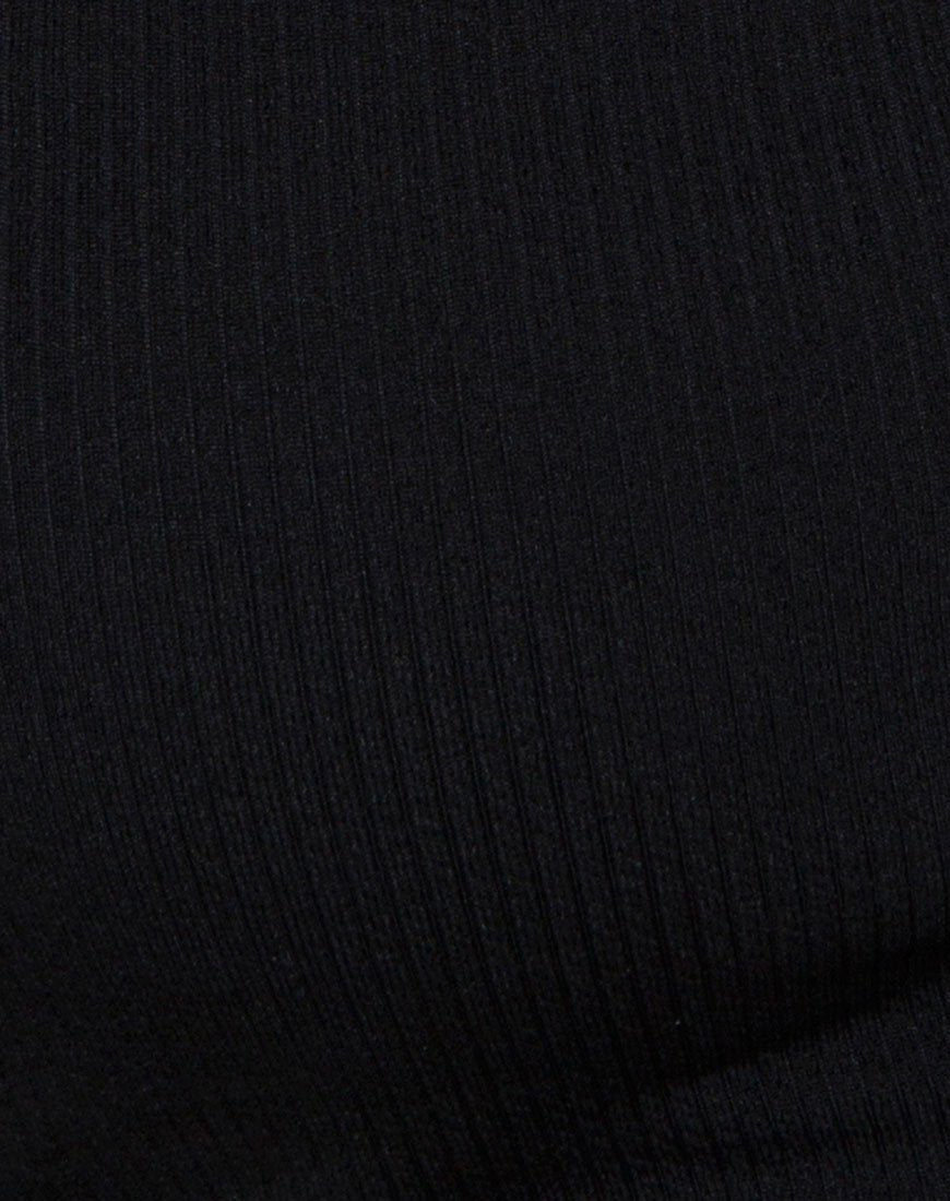 Image of Farety Top in Schwarz mit Derlin Clip