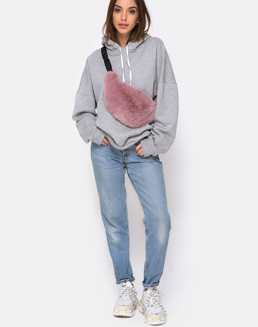 Image of Gürteltasche in Pelz Rosa