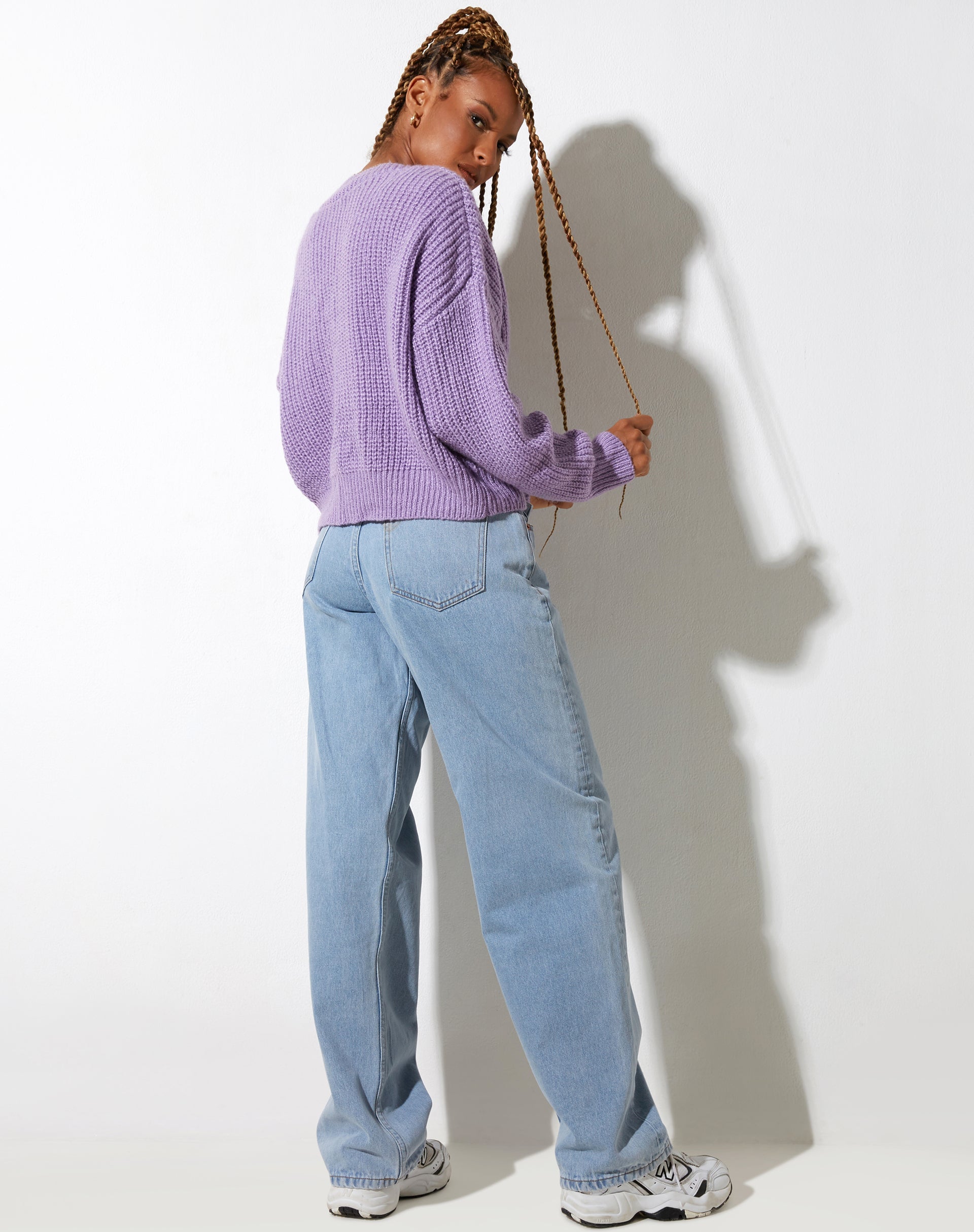 Abbildung von Faya Cardigan in Knit Purple