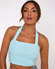 Bild von Fedora Crop Top in Aqua