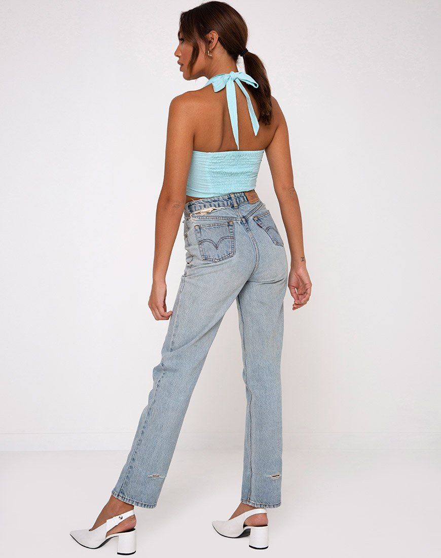 Bild von Fedora Crop Top in Aqua