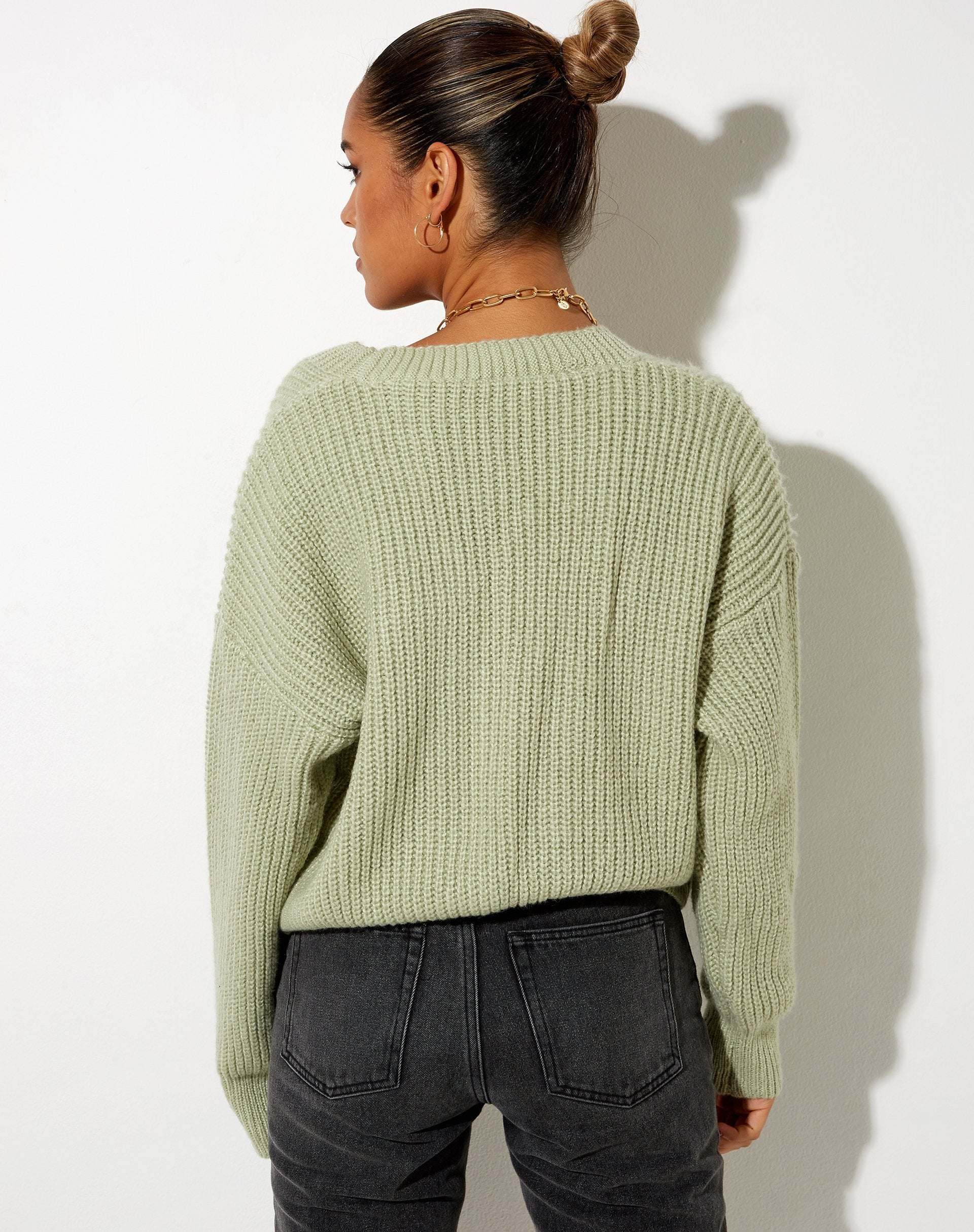 Bild von Fia Strickjacke in Salbei