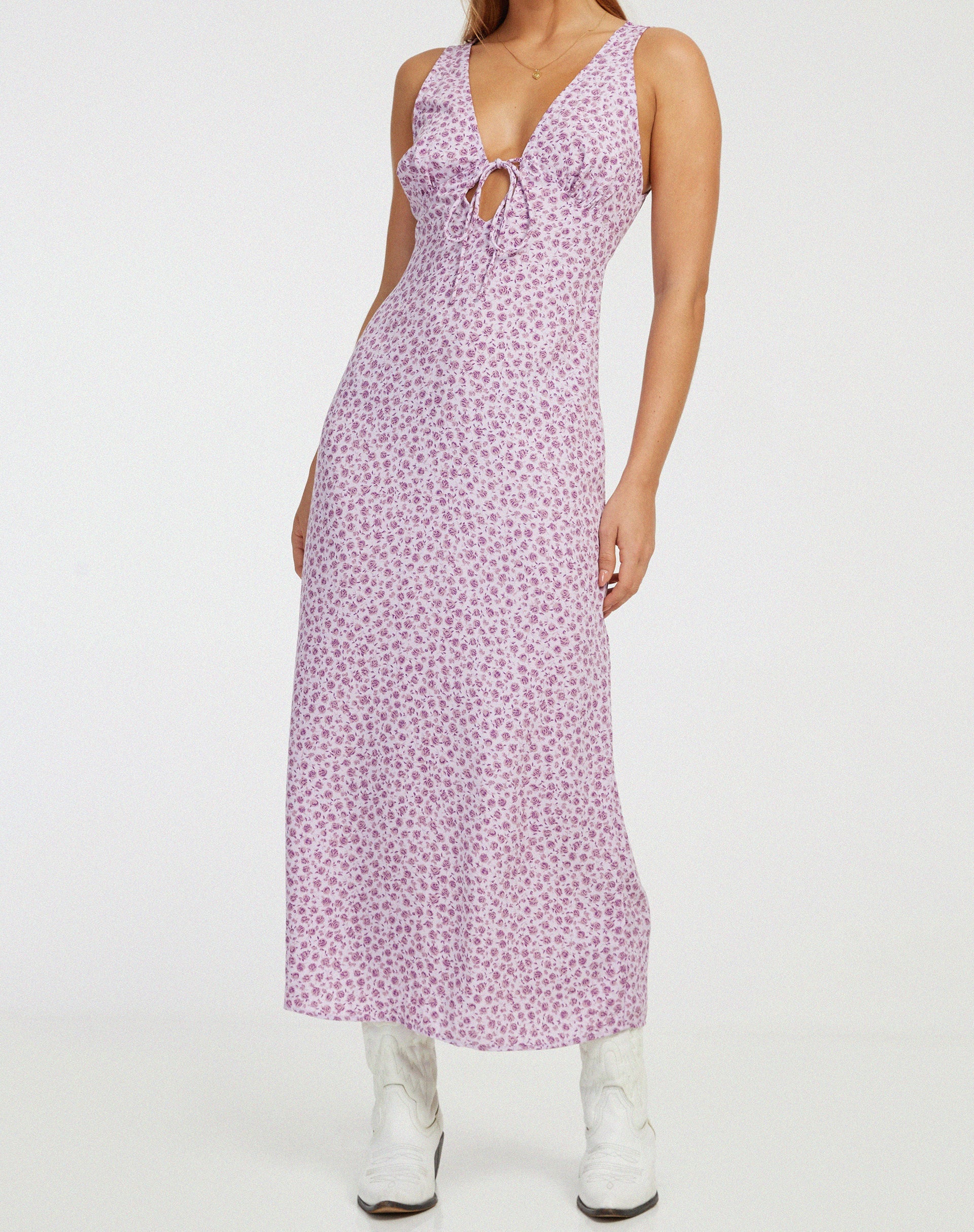 Abbildung von Fiaso Midikleid in Ditsy Rose Lilac