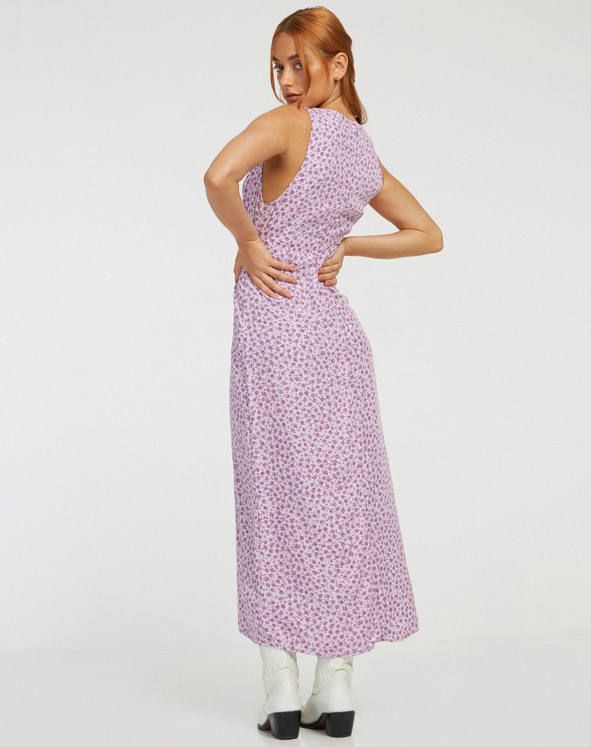 Abbildung von Fiaso Midikleid in Ditsy Rose Lilac
