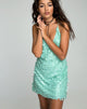 Bild von Finn Kleid in Disc Pailletten Mint