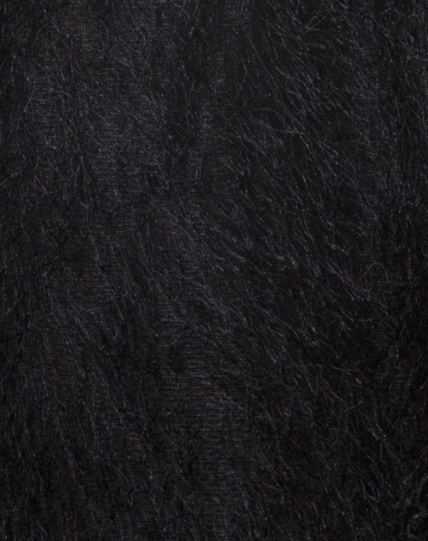 Image of Finn Slip Dress in Fransen Schwarz