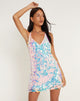 Bild von Finn Slip Dress in Einhornscheibe Pailletten
