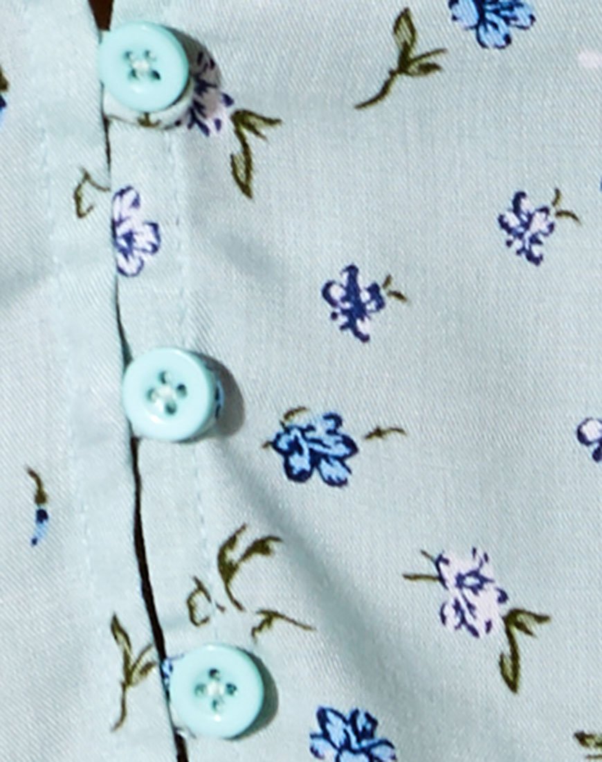 Image of Flaba Top in hübschem Blütengrün