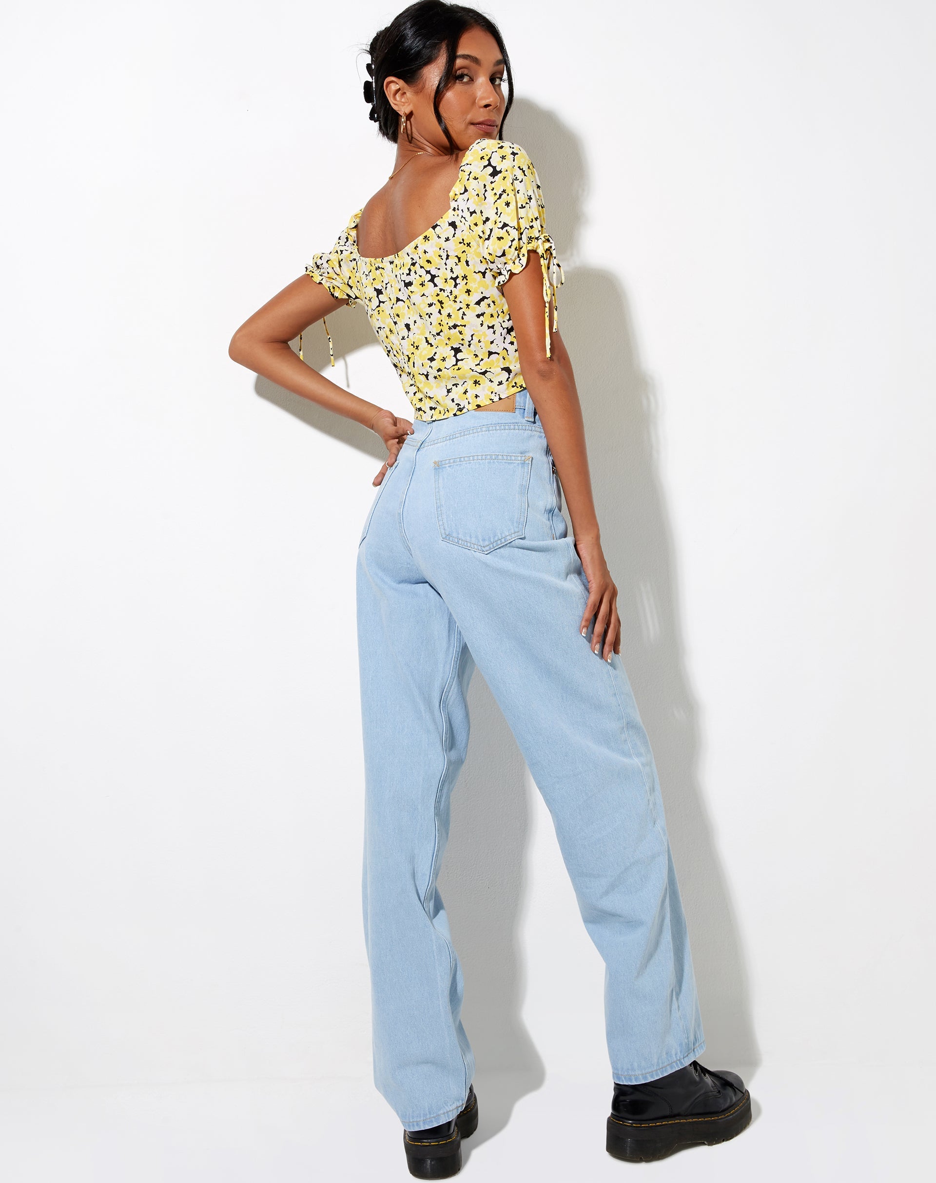 Bild von Flaba Crop Top in Sunflower Pop Gelb
