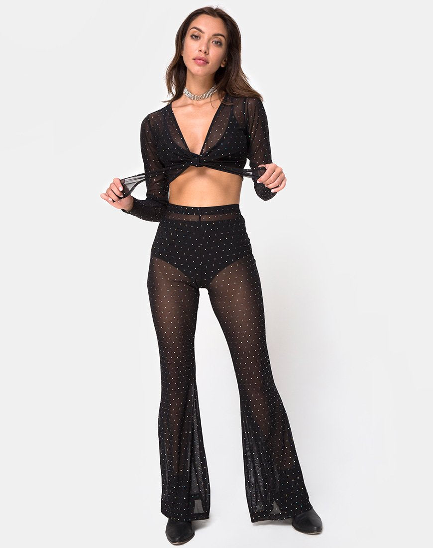 Bild von Yun Top in Netz Kristall Schwarz X Prinzessin Polly