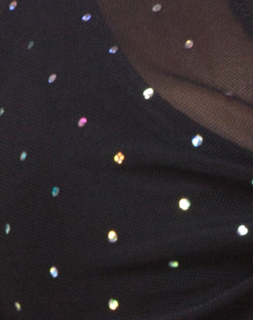 Bild von Yun Top in Netz Kristall Schwarz X Prinzessin Polly