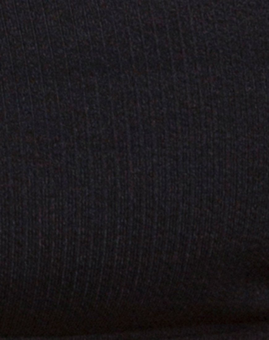 Bild von Fleata Bikiniunterteil Mini Rib Textured Onyx