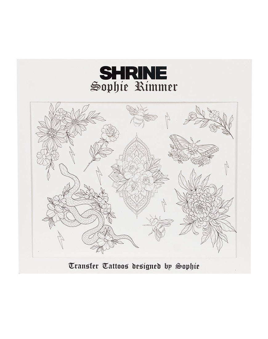Bild von Sophie Rimmer Blumen Tattoos von Gypsy Shrine