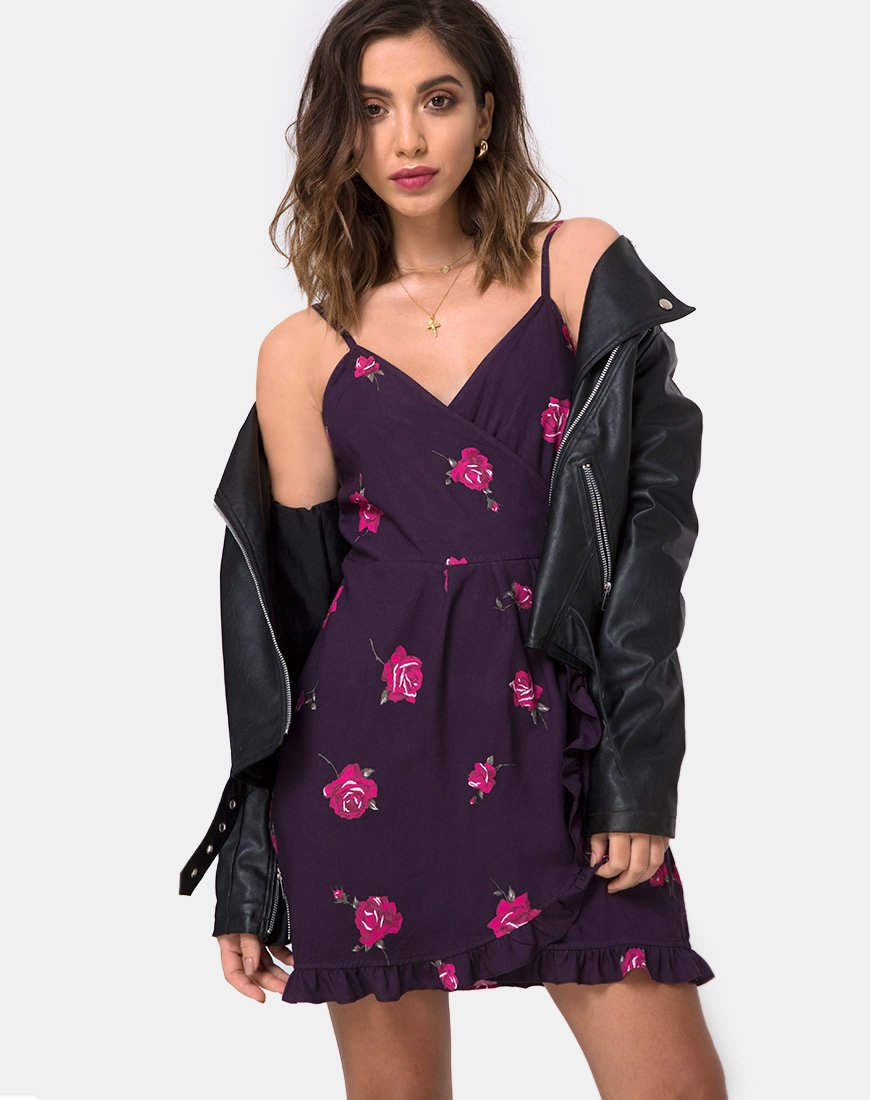 Fuare Minikleid in Abendrosa