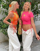Bild von MOTEL X BARBARA Babe Tee in Pink 90s Beachy Floral