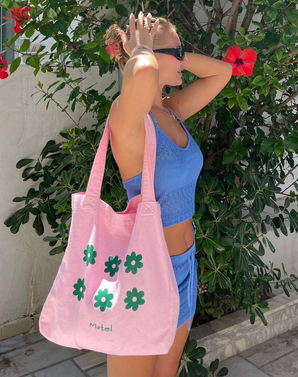 Barbs Tragetasche in Pink Motel Floral