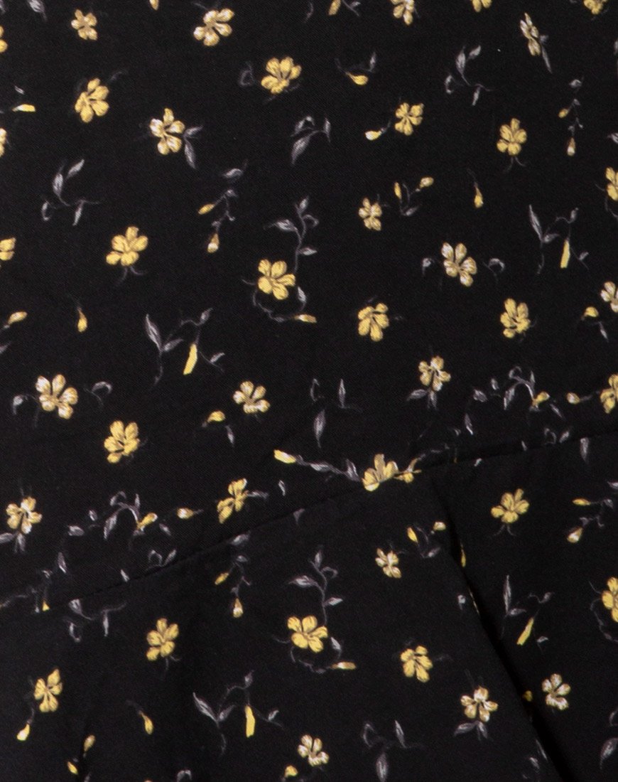 Image of Gaelle Minirock in Pretty Petal Schwarz