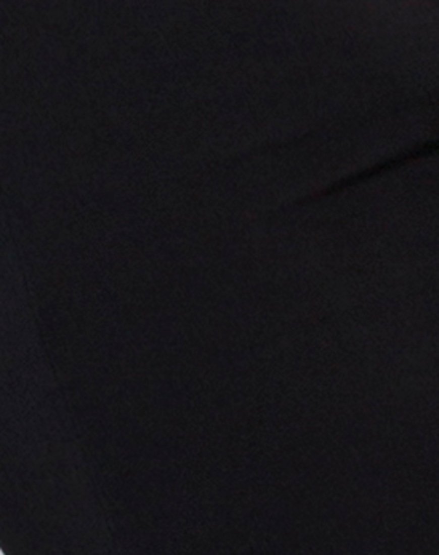 Bild von Gaga Off The Shoulder Crop in Schwarz