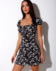 Image of Galaca Minikleid in Dark Wild Flower