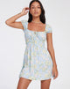 Bild von Galova Mini Dress in Washed Out Pastell Floral