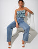 Bild von Gamera Cami Top in Satin Silber