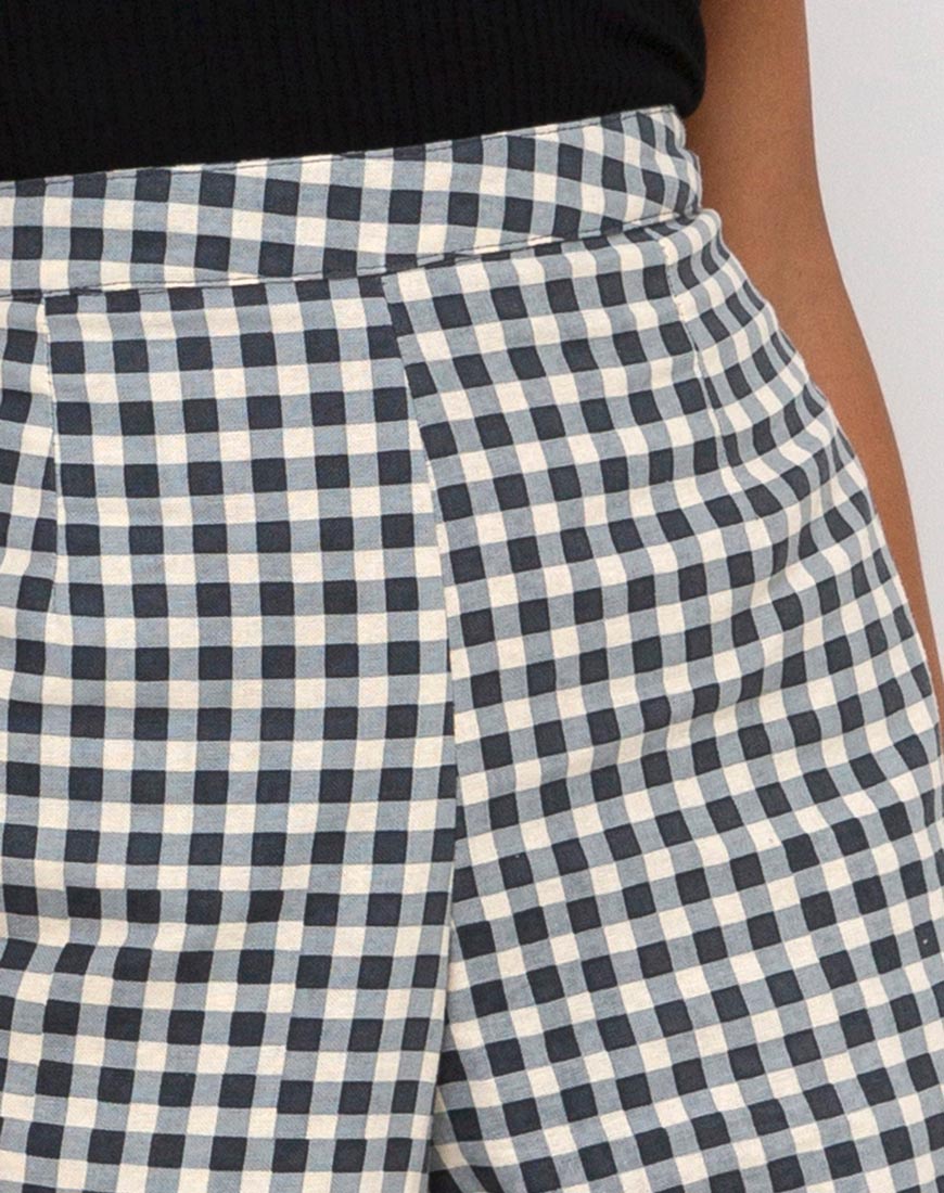 Bild von Gamila Culotte Hose in Gingham Creme