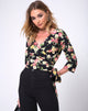 Bild von Gamthi Wrap Top in Vintage bloom