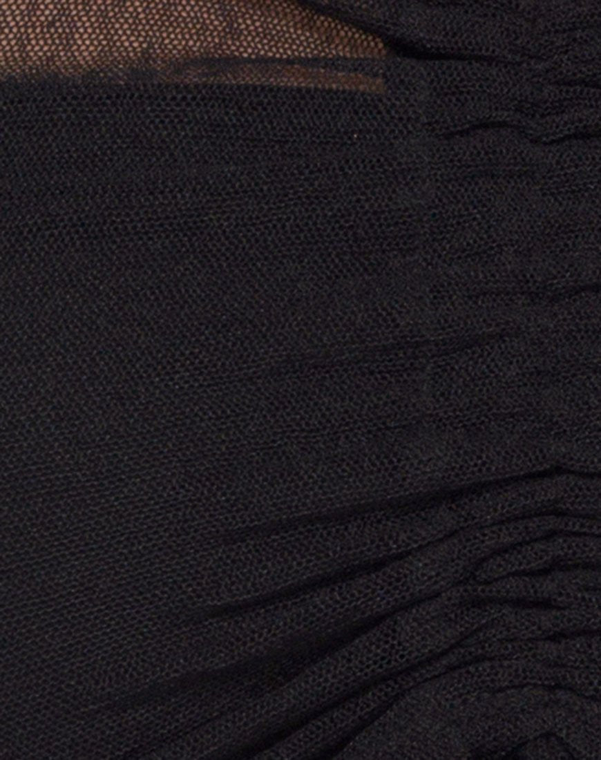 Bild von Ganida Crop Top in Schwarz