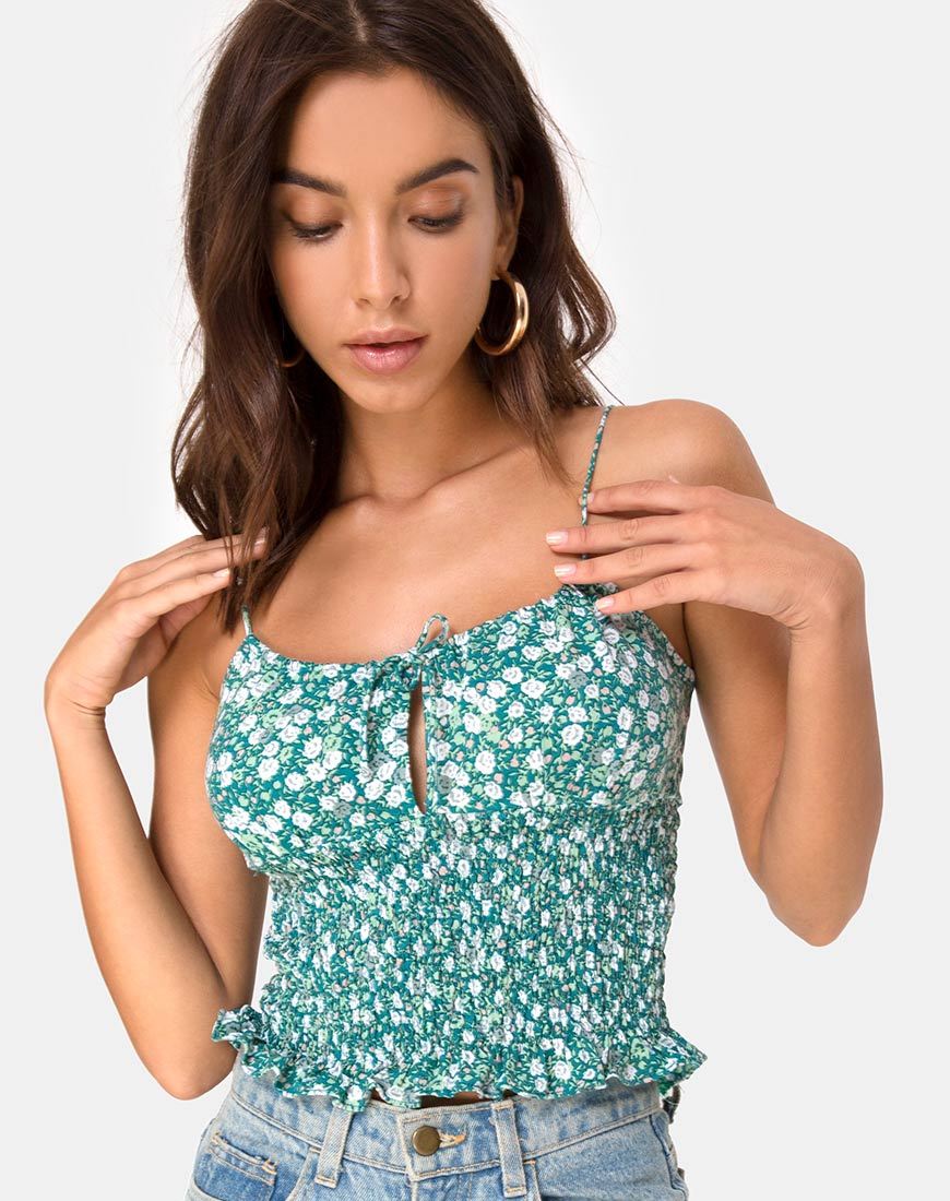 Bild von Gemala Cami Top in Floral Field