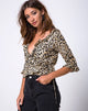 Image of Giam Wickeloberteil in Cheetah